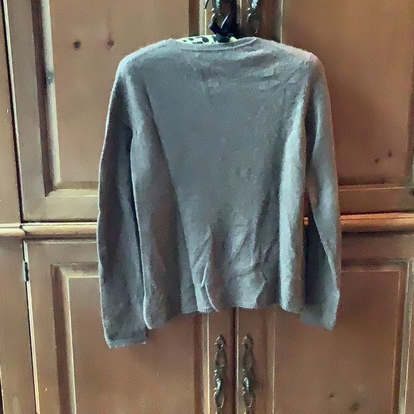 CASHMERE BY CHARTER CLUB. LADIES M TAUPE CASHMERE SWEATER - Picture 6 of 7